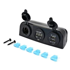 12V 2.1A KFZ Dual USB Auto Zigarettenanzünder Steckdose Ladegerät Voltmeter RF - Zdjęcie 1 z 5