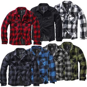Brandit Lumberjacket Flanell Worker Jacke Holzfäller Übergangsjacke gefüttert - Bild 1 von 12