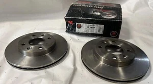 2 x NK brake disc 203909 suitable for Renault Clio II Nissan Kubistar front - Picture 1 of 7