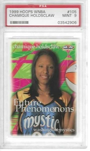 1999 Hoops WNBA Chamique Holdsclaw HOF RC Washington Mystics #105 PSA 9 MINT - Picture 1 of 2