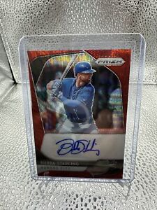 BUBBA STARLING 2020 Prizm RC Auto Red Wave SSP /50