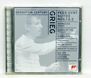 BERNSTEIN - GRIEG peer gynt suites... SIBELIUS kuolema, finlandia... SONY CD NM - Picture 1 of 2