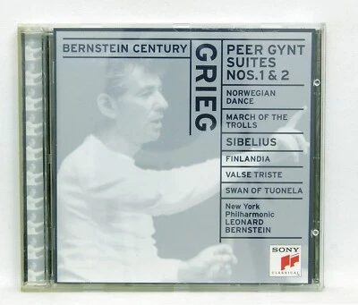 BERNSTEIN - GRIEG peer gynt suites... SIBELIUS kuolema, finlandia... SONY CD NM - Image 1 of 2