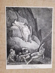 La Taide di Terenzio Divina Commedia Inferno Incisione di Gustave Doré del 1887 - Foto 1 di 1