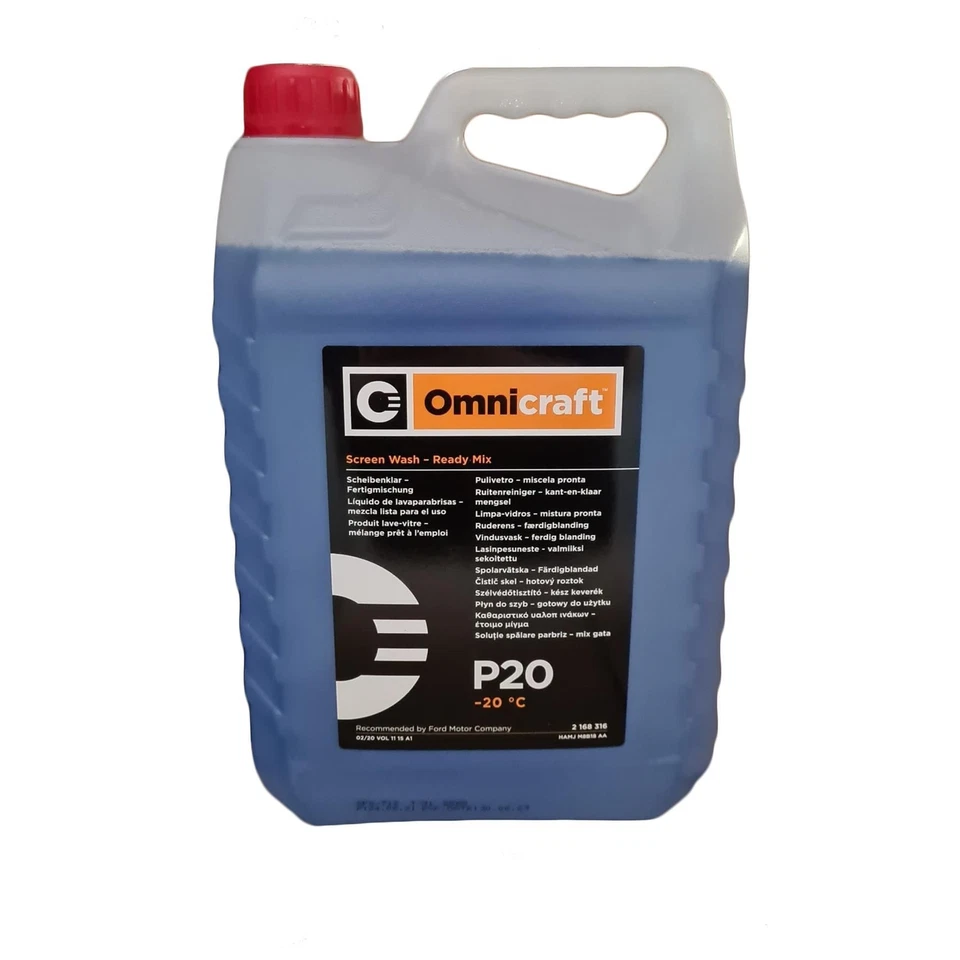 Genuine Omnicraft All Seasons Screen Wash Ready Mixed 5Lts -20c 2168316 - Image 1 of 1