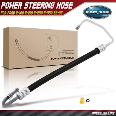 Power Steering Pressure Line Hose Assy for Ford E-100 E-150 E-250 E-350 82-96 - Image 1 of 4