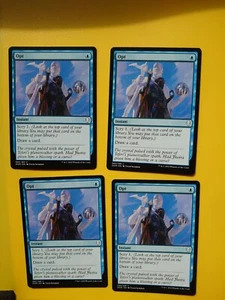 MTG Opt Dominaria Instant Playset 4 cards as pics - Picture 1 of 4