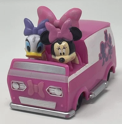 Disney Minnie Mouse & Daisy Van Coche Juguete Arco Toons Ruedas Automóvil Figura Foto 1 de 4