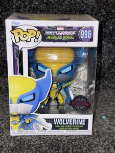 Funko Pop! Wolverine #996- Marvel MECH Strike Monster Hunters  + Protector - Picture 1 of 6