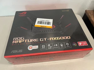 -NEUF- ASUS ROG Rapture WiFi 6 AX Routeur GT-AX6000 double bande 2,5G ports WAN/LAN - Photo 1/2