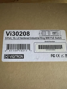 Interrupteur POE industriel géré durci Vigitron VI30208 - Photo 1/4