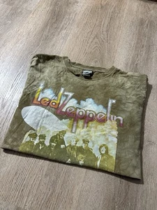 Men’s vintage rare led zeppelin Size Large liquid tshirt 90s single stitch GUC - Picture 1 of 8
