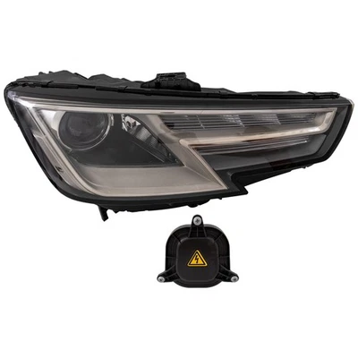 Faro de xenón lateral del pasajero para proyector redondo Audi A4 Quattro 2017-2018 Foto 1 de 4