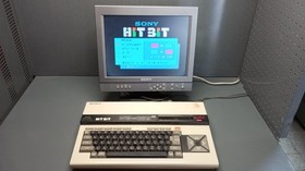 Sony Hit Bit HB-75 MSX Home Computer  Hudson Soft JONG KYO Mahjong working