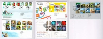 GB QEII 2014, 2015 First Day Covers x 5. - Image 1 of 4