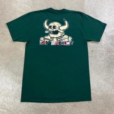 Vintage Independent Trucks Toy Machine Shirt Size Medium Green Skate - Image 1 of 4