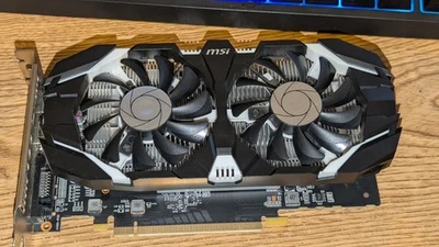 MSI GeForce GTX 1050 Ti 4GT OC 4GB GDDR5 Video Graphics Card | No External Power - Image 1 of 4