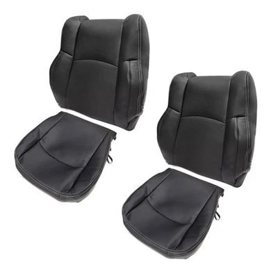 Cubierta de asiento de cuero para conductor pasajero Laramie Perf 2013-18 para Dodge Ram 3500 4500 Foto 1 de 4