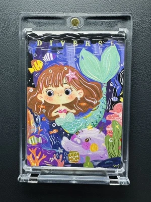 2024 Kakawow Diverse Disney The Little Mermaid Ariel Hand-Drawn Auto Sketch 1/1 - Image 1 of 2