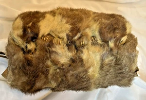 Mink Fur Muff Hand Warmer Vintage Real - Picture 1 of 10