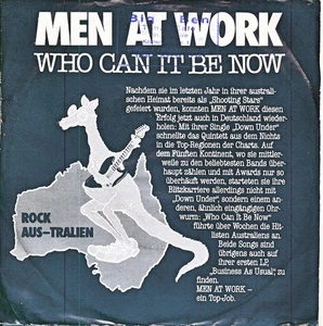 Who Can It Be Now? - Men At Work - Rock Aus-Tralien - Single 7" Vinyl 02/11 - Picture 1 of 1