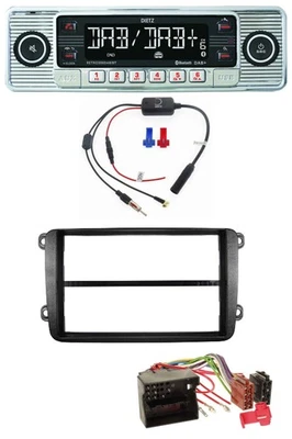 Dietz DAB USB MP3 Bluetooth Autoradio für VW Golf V VI Touran Passat 3C Caddy EO - Bild 1 von 4