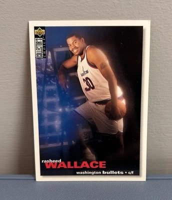 1995-96 Upper Deck Collector's Choice - Rasheed Wallace #239 (RC) - Image 1 of 4