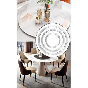 Robust Glass Turntable Base for Dining Tables with Non Slip Rubber Base - Bild 1 von 32