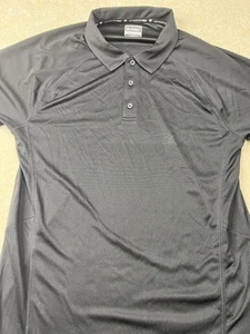 NHL Camicia Uomo Grande Nera Autentica Pro Polo Manica Corta Hockey Fanatici - Foto 1 di 9