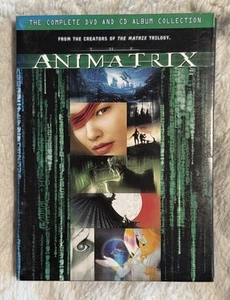 ANIMATRIX : Complete DVD and CD Album Collection CIB / Patch Included (2003) - Imagen 1 de 3