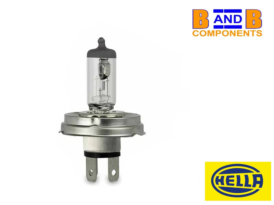 VW HALOGEN HEADLAMP BULB T1 BEETLE T2 H4 P45T 12v 60/55w HB012 ROUND BASE A1050 - Image 1 of 1