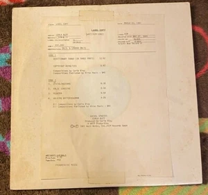 CARLA BLEY - Social Studies ~ ECM / WATT 11 {nm} [RARE TEST PRESSING] w/Mantler - Picture 1 of 3