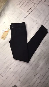 Junior Solid Leggings Schwarz Größe M Poof! Marke 28x29 Skinny Hose Stretch - Bild 1 von 8