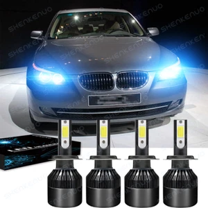 Fit For BMW 525i 530i 540i 2001-2003 4x H7 LED Headlight Bulbs HighLow Beam - Bild 1 von 12