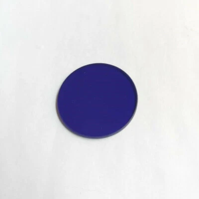 Optical Filter UV & IR Pass Filter Glass ZB2 / Visible light Cut-off Dia.30mm  - Image 1 of 4