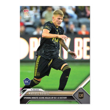 Mateusz Bogusz - 2023 MLS TOPPS NOW Card 146 RC Opening Min Score LAFC