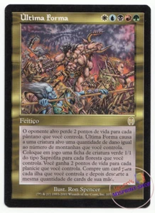 Last Stand Portuguese Mtg MISPRINT. Cardname doubleprinted in White - Imagen 1 de 4