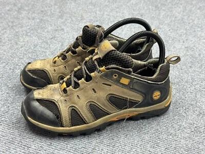 Timberland Zapato de Senderismo Niños Unisex Talla 3.5 Cuero Marrón 58962M Foto 1 de 4