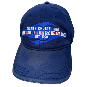 Disney Cruise Line Navy Blue Strap Back Hat Baseball Cap - NEW - Picture 1 of 5