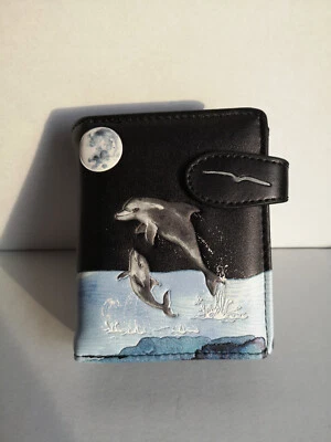 bb Klostermann Geldbörse kurz Portmonee Börse Shag Wear Etui Delfine 51319