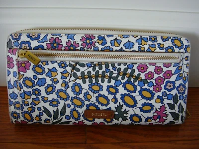 NWOT Fossil Zip Around Wallet - Multicolored - Image 1 of 3