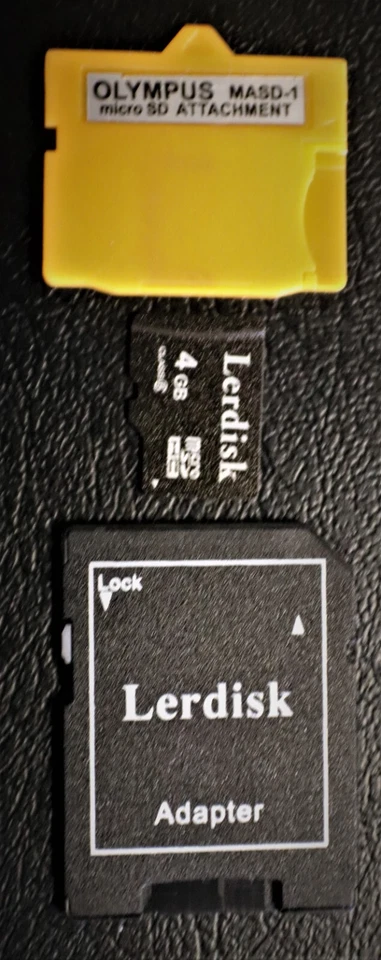 XD Picture Card Adapter+4GB MicroSDHC Memory Card  - Image 1 of 1