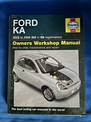 Vintage Ford Ka Mk1 2003~2008 Haynes Workshop Repair Manual. Unopened. Free post - Image 1 of 4
