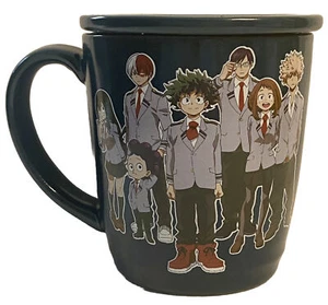 Coffee Tea Mug Cup 300ml My Hero Academia Dark Green Mug W/ Coaster - Picture 1 of 6