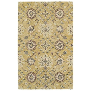 Kaleen Rugs Weathered Area Rug, Gold, 2'x3' - WTR07-05-23 - Picture 1 of 1
