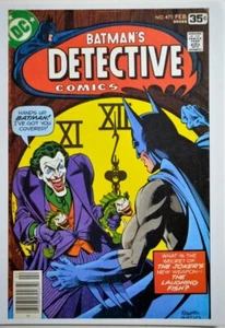 DETECTIVE COMICS #475 CUBIERTA impresión artística DC NOT A COMIC Batman Joker - Imagen 1 de 2