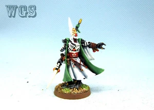 25 mm Warhammer 40K WGS Pintado Eldar Farseer con Lanza EL041 - Imagen 1 de 5