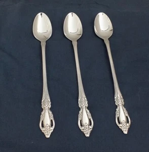 ONEIDA SAMANTHA acero inoxidable, 3 cucharas de té helado, ¡brillante y brillante! LotAc2 - Imagen 1 de 2