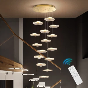 Stair Chandelier Lighting Dimmable Bar Lamp LED Pendant Light Home Ceiling Light - Picture 1 of 7