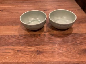 Pair (2) VARAGES Luberon Celedon Green 6” Bowls - Made In France - NWOT - Picture 1 of 6